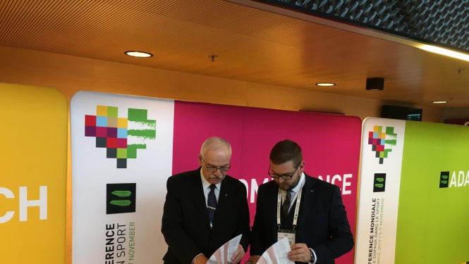 Latvijas Antidopinga birojs paraksta Saprašanās Memorandu un piedalās V Pasaules konferencē par dopingu sportā