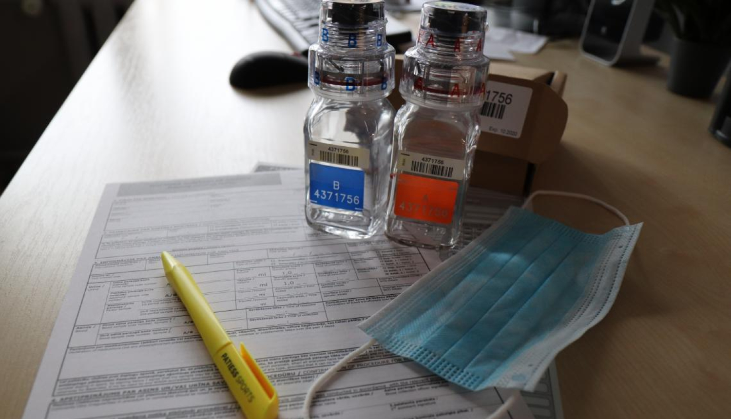 Piesardzības prasības dopinga kontroles procedūrā pandēmijas laikā