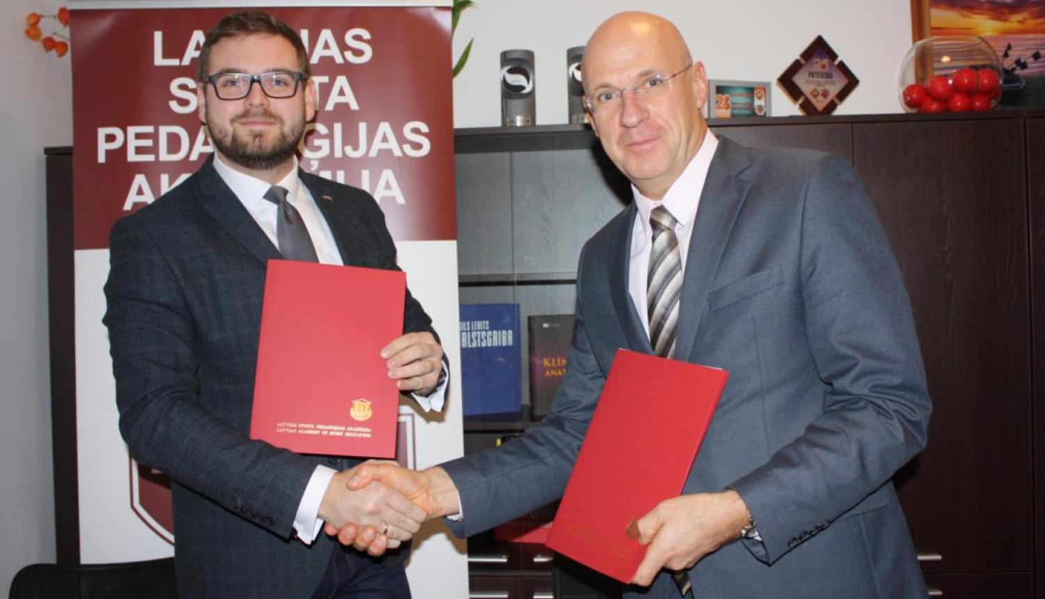 Parakstīts sadarbības memorands starp Latvijas Antidopinga biroju un Latvijas Sporta pedagoģijas akadēmiju