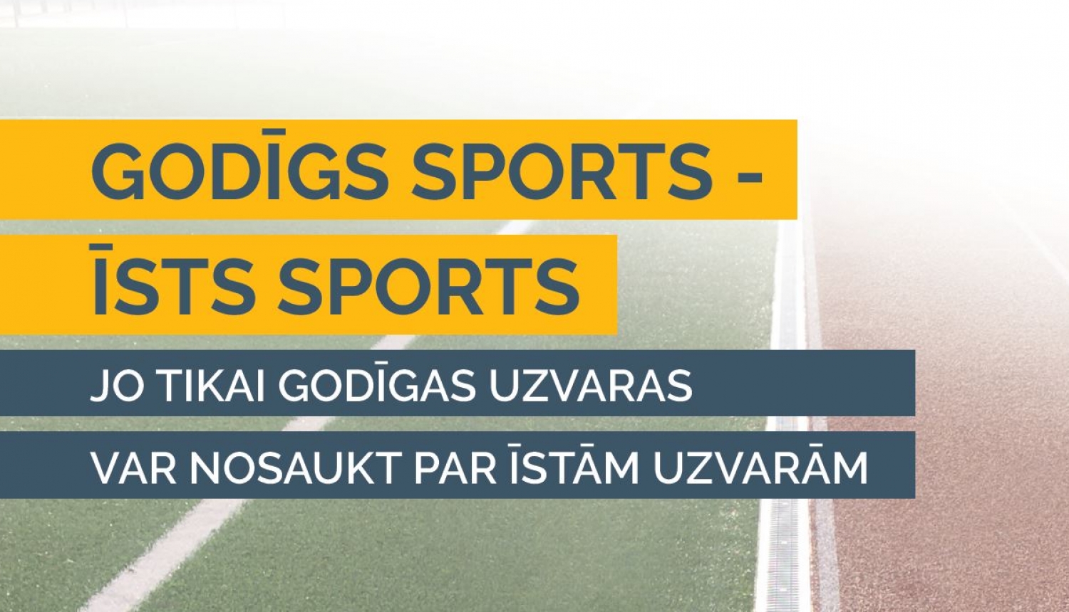 godīgs sports - īsts sports